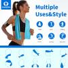 image4 Pack Cooling Towel 40quotx12quotIce TowelSoft Breathable Chilly TowelMicrofiber Towel for YogaSportRunningGymWorkoutCampingFitnessWorkout ampamp More Activities GreyGreenPinkLake BlueGreyGreenPinkLake Blue