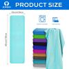image4 Pack Cooling Towel 40quotx12quotIce TowelSoft Breathable Chilly TowelMicrofiber Towel for YogaSportRunningGymWorkoutCampingFitnessWorkout ampamp More Activities GreyGreenPinkLake BlueMacaron BlueMacaron Pink