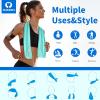 image4 Pack Cooling Towel 40quotx12quotIce TowelSoft Breathable Chilly TowelMicrofiber Towel for YogaSportRunningGymWorkoutCampingFitnessWorkout ampamp More Activities GreyGreenPinkLake BlueMacaron BlueMacaron Pink