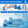 imageSukeen Cooling Towel 40quotx12quot Bulk Ice TowelSoft Breathable Chilly TowelMicrofiber Towel for YogaSportRunningGymWorkoutCampingFitnessWorkout ampamp More ActivitiesBlue2Green2Pink2Dark Blue2Grey2Lake Blue2Dark Grey2