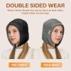 imageSukeen Kids Winter Beanie Hat Girls Boys Double Side Wear Warm Hat Antistatic Cold Weather Hat Fleece Skull Cap for OutdoorGray