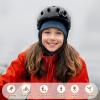 imageSukeen Kids Winter Beanie Hat Girls Boys Double Side Wear Warm Hat Antistatic Cold Weather Hat Fleece Skull Cap for OutdoorNavy Blue
