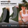imageSukeen Sports Sun Visor Men Women Lightweight Packable Cooling Stretchy Visor Hat for Running Tennis GolfArmy Green