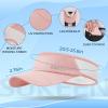 imageSukeen Sports Sun Visor Men Women Lightweight Packable Cooling Stretchy Visor Hat for Running Tennis GolfPink