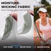 imageSukeen Sports Sun Visor Men Women Lightweight Packable Cooling Stretchy Visor Hat for Running Tennis GolfWhite