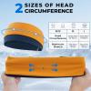 imageSukeen Winter Headbands for Women DoubleLayer Ear Warmers Womens Winter Headband for Running Cycling Sports Gray Brown Size LOrange Dark Blue