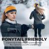 imageSukeen Winter Headbands for Women DoubleLayer Ear Warmers Womens Winter Headband for Running Cycling Sports Gray Brown Size LOrange Dark Blue