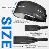 imageSukeen Workout Headbands for Women Moisture Wicking Sweat Band Headbands Non Slip Elastic Sweatbands Sports Headband for Yoga Running Gym FitnessBlackGrayBlue