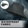 imageSukeen Bucket Hat Waterproof SkinFriendly Shields Neck QuickDry Breathable Hat for Fishing Travel hatBlack