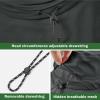 imageSukeen Bucket Hat Waterproof SkinFriendly Shields Neck QuickDry Breathable Hat for Fishing Travel hatBlack