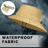 imageSukeen Bucket Hat Waterproof SkinFriendly Shields Neck QuickDry Breathable Hat for Fishing Travel hatKhaki