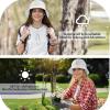 imageSukeen Bucket Hat for Men ampamp Women Lightweight UV Protection 50 Sun Hat with Adjustable Chin Strap Waterproof for HikingWhite