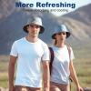 imageSukeen Bucket Hat for Women Men Summer Beach Sun Hat Reversible Packable Adjustable UPF50 Cooling Hat for Hiking FishingBlack
