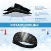 imageSukeen Cooling Headbands for Women Instant Cooling Moisture Wicking NonSlip Sweatbands for Women Elastic Sweat Bands Headbands for Running Yoga Gym Athletic Sports WorkoutsBlackDark GrayGrayRose Red