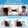 imageSukeen Cooling Sports Headbands for Men Instant Cooling Moisture Wicking Sweatbands NonSlip QuickDry Elastic Fabric Mens Headband for Gym Running Tennis Training WorkoutBlack