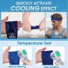 imageSukeen Cooling Sports Headbands for Men Instant Cooling Moisture Wicking Sweatbands NonSlip QuickDry Elastic Fabric Mens Headband for Gym Running Tennis Training WorkoutBlackDark GrayGrayRoyal Blue