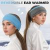 imageSukeen Ear Warmer Headband for Women DoubleLayer Warm Winter Headbands for Women Ear Muffs for Running Cycling SportsGray Baby Blue