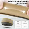 imageSukeen Ear Warmer Headband for Women DoubleLayer Warm Winter Headbands for Women Ear Muffs for Running Cycling SportsGray Beige