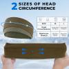 imageSukeen Ear Warmer Headband for Women DoubleLayer Warm Winter Headbands for Women Ear Muffs for Running Cycling SportsGray Brown