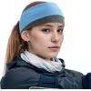 imageSukeen Ear Warmer Headband for Women DoubleLayer Warm Winter Headbands for Women Ear Muffs for Running Cycling Sportsz Beige Baby Blue  2 pack