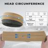 imageSukeen Ear Warmer Headband for Women DoubleLayer Warm Winter Headbands for Women Ear Muffs for Running Cycling Sportsz Black Beige  2 pack