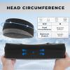 imageSukeen Ear Warmer Headband for Women DoubleLayer Warm Winter Headbands for Women Ear Muffs for Running Cycling Sportsz Black Red  2 pack