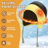 imageSukeen Kids Winter Beanie Hat for Girls Boys Antistatic Kids Warm Earflap Hat Polar Fleece Peruvian Inner Hat for OutdoorBlackyellow