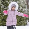 imageSukeen Kids Winter Beanie Hat for Girls Boys Antistatic Kids Warm Earflap Hat Polar Fleece Peruvian Inner Hat for OutdoorDark Purplelight Purple