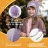 imageSukeen Kids Winter Beanie Hat for Girls Boys Antistatic Kids Warm Earflap Hat Polar Fleece Peruvian Inner Hat for OutdoorDark Purplelight Purple