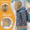 imageSukeen Kids Winter Beanie Hat for Girls Boys Antistatic Kids Warm Earflap Hat Polar Fleece Peruvian Inner Hat for OutdoorKhaki Beige