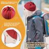 imageSukeen Kids Winter Beanie Hat for Girls Boys Antistatic Kids Warm Earflap Hat Polar Fleece Peruvian Inner Hat for OutdoorRedwhite