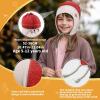 imageSukeen Kids Winter Beanie Hat for Girls Boys Antistatic Kids Warm Earflap Hat Polar Fleece Peruvian Inner Hat for OutdoorRedwhite