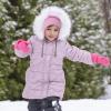 imageSukeen Kids Winter Beanie Hat for Girls Boys Antistatic Kids Warm Earflap Hat Polar Fleece Peruvian Inner Hat for OutdoorRosepink