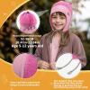imageSukeen Kids Winter Beanie Hat for Girls Boys Antistatic Kids Warm Earflap Hat Polar Fleece Peruvian Inner Hat for OutdoorRosepink
