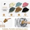 imageSukeen Oversized Winter Bucket Hat for Big Heads Large Faux Fur Bucket Hat Fluffy Warm Hat Trendy Fisherman Cap for DailyBrown