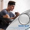 imageSukeen Sports Headbands for Men Moisture Wicking Sweat Bands Headbands NonSlip Breathable Elastic Sweatband Running Headband for Yoga Tennis Fitness WorkoutBlack