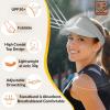 imageSukeen Sports Sun Visor for Women Men Lightweight Packable Running Visor Hat for RunningTennisGolfHikingGray