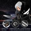 imageSukeen Trapper Hats Windproof Winter Hat Water Repellent Warm Hat Lightweight Earflap Hat with Mask for Cold Snow WeatherBlack