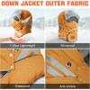 imageSukeen Trapper Hats Windproof Winter Hat Water Repellent Warm Hat Lightweight Earflap Hat with Mask for Cold Snow WeatherOrange