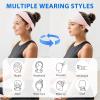 imageSukeen Wide Headbands for Women Instant Cooling Elastic NonSlip Workout Headbands MoistureWicking Sports Sweatbands for Gym Yoga Running FitnessBlackDark GrayBlueRose RedMacaron PinkLauva