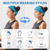 imageSukeen Wide Headbands for Women Instant Cooling Elastic NonSlip Workout Headbands MoistureWicking Sports Sweatbands for Gym Yoga Running FitnessBlackGrayBlueRose Red