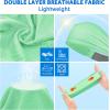 imageSukeen Wide Headbands for Women Instant Cooling Elastic NonSlip Workout Headbands MoistureWicking Sports Sweatbands for Gym Yoga Running FitnessBlueRose RedMint GreenGray