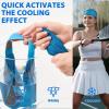 imageSukeen Wide Headbands for Women Instant Cooling Elastic NonSlip Workout Headbands MoistureWicking Sports Sweatbands for Gym Yoga Running FitnessBlueRose RedMint GreenGray