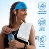 imageSukeen Wide Headbands for Women Instant Cooling Elastic NonSlip Workout Headbands MoistureWicking Sports Sweatbands for Gym Yoga Running FitnessBlueRose RedMint GreenGray