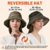 imageSukeen Winter Bucket Hat for Women Faux Fur Warm Hat Trendy Reversible Hats Windproof Fluffy Fisherman Cap for OutdoorBrown