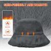 imageSukeen Winter Bucket Hat for Women Faux Fur Warm Hat Trendy Reversible Hats Windproof Fluffy Fisherman Cap for OutdoorDark Gray