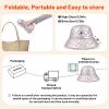 imageSukeen Winter Bucket Hat for Women Faux Fur Warm Hat Trendy Reversible Hats Windproof Fluffy Fisherman Cap for OutdoorPink