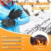 imageSukeen Winter Gloves Men Women Touchscreen AntiSlip Sports Gloves Lightweight Cold Weather Warm Gloves for Running CyclingBlack