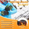 imageSukeen Winter Gloves Men Women Touchscreen AntiSlip Sports Gloves Lightweight Cold Weather Warm Gloves for Running CyclingFluorescent Green