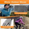 imageSukeen Winter Gloves Men Women Touchscreen AntiSlip Sports Gloves Lightweight Cold Weather Warm Gloves for Running CyclingGrey